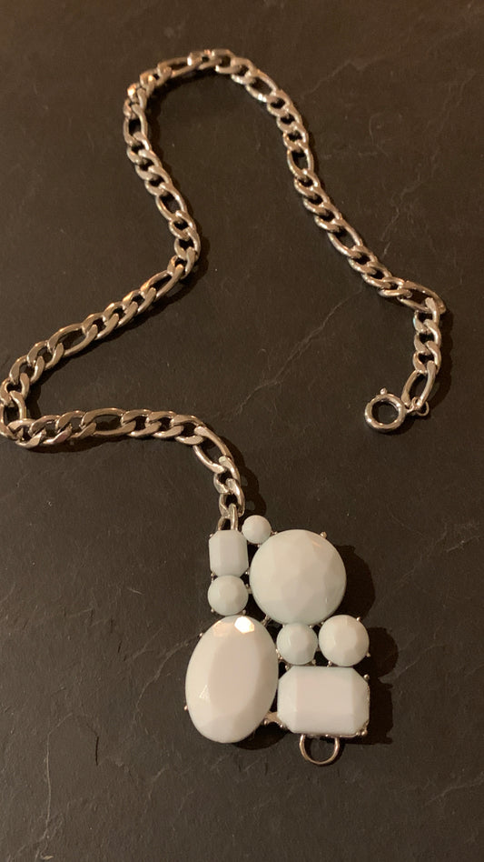 Collier gourmette upcyclée