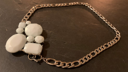 Collier gourmette upcyclée