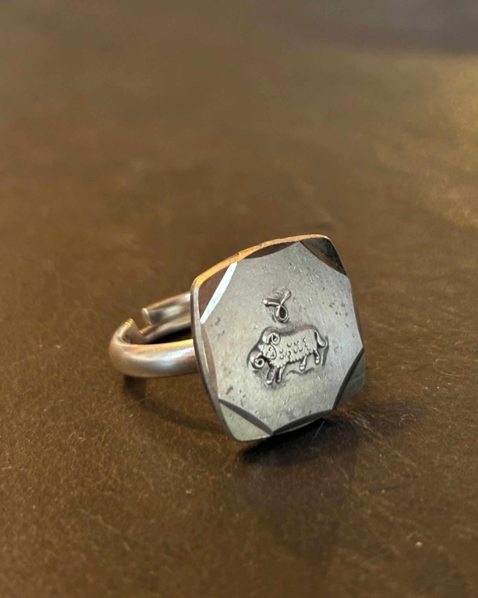 BELIER . Bague argent signe du zodiaque - blissparis