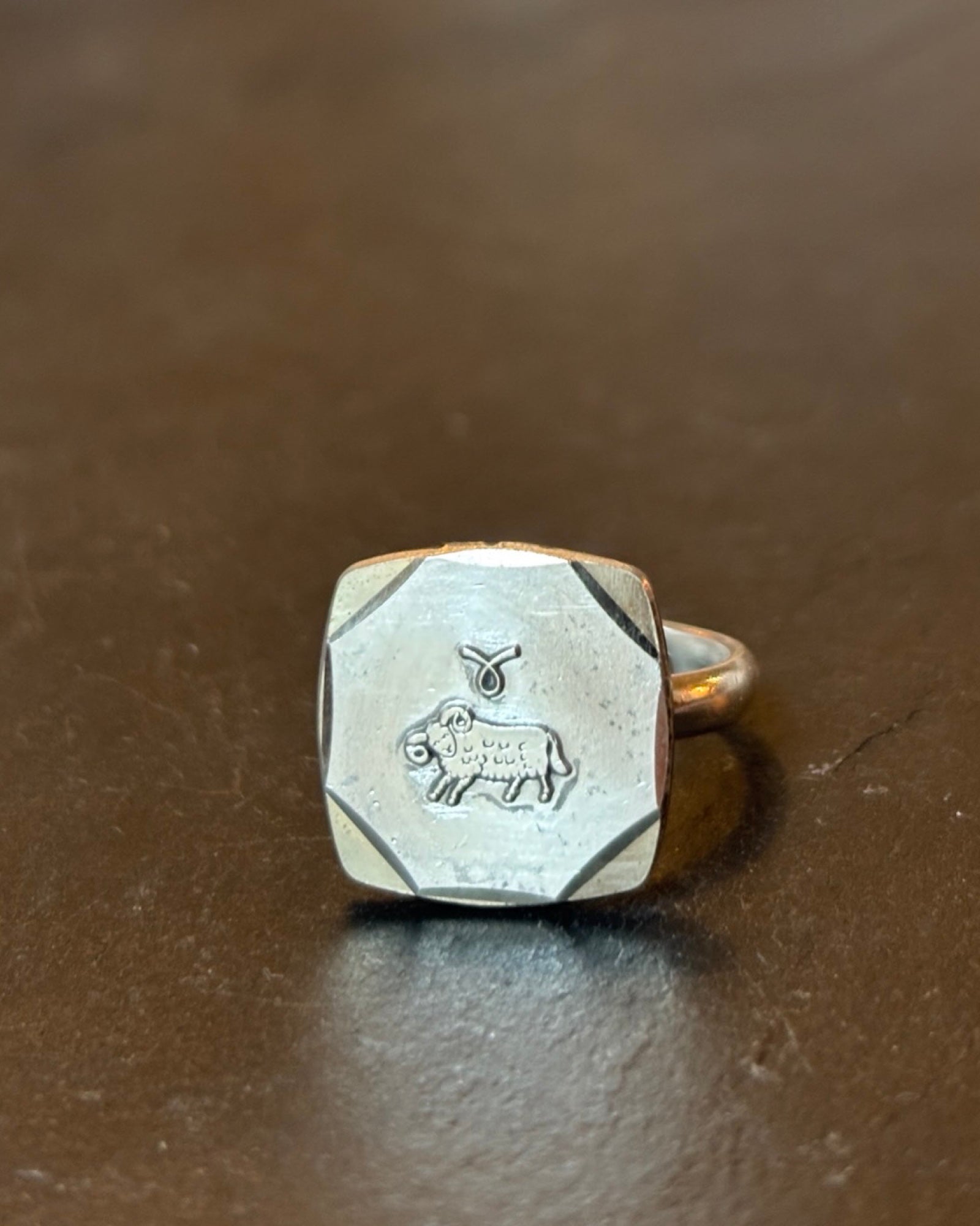 BELIER . Bague argent signe du zodiaque - blissparis