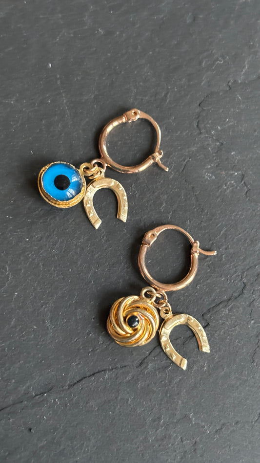 Mini créoles et porte-bonheurs - blissparis