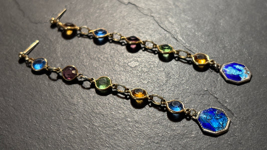 Pendants verroterie Bintages et médailles émaillées