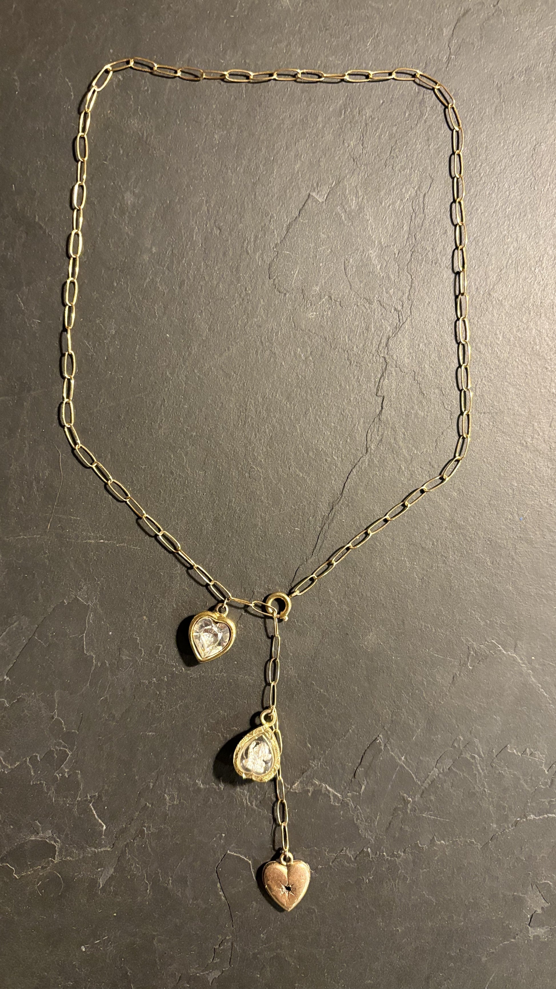 Collier lasso Ganesha et cœurs - blissparis